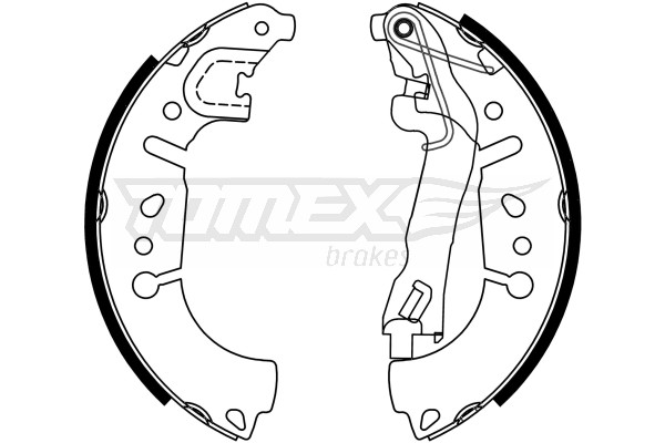 TOMEX Brakes Bremsbackensatz